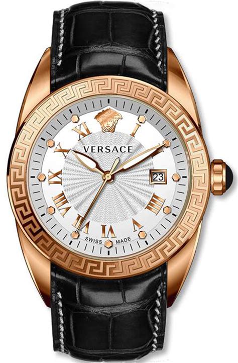 versace uhr leder gold|versace credit card check.